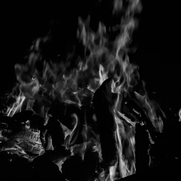 Fiamme Fuoco Sfondo Nero Fiamme Fuoco Fiamme Sfondo Texture Splendidamente — Foto Stock