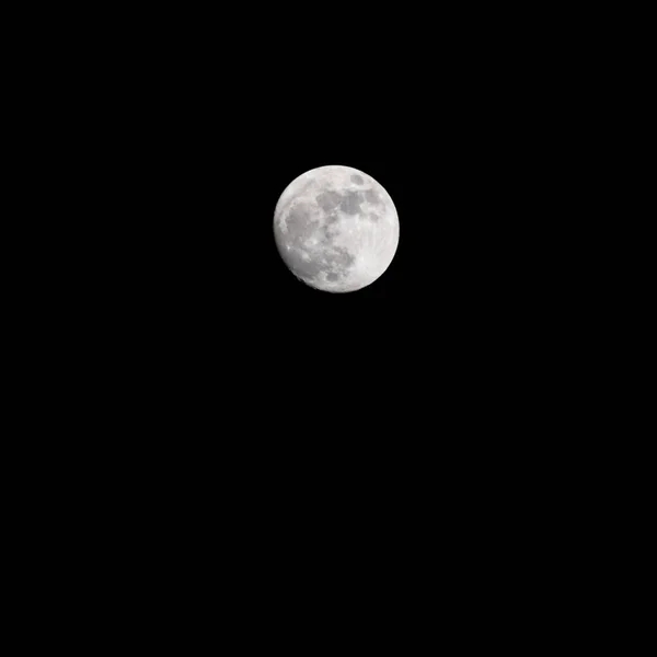 Maan Timelapse Voorraad Tijd Verval Volle Maan Opkomst Donkere Natuur — Stockfoto