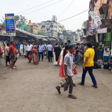 Haridwar, Hindistan, 02 Ekim 2021 - Har Ki Pauri, Haridwar, Hindistan 'da Ganj kıyısında bulunan ve Uttarakhand, Haridwar' da bulunan ünlü bir ghat.