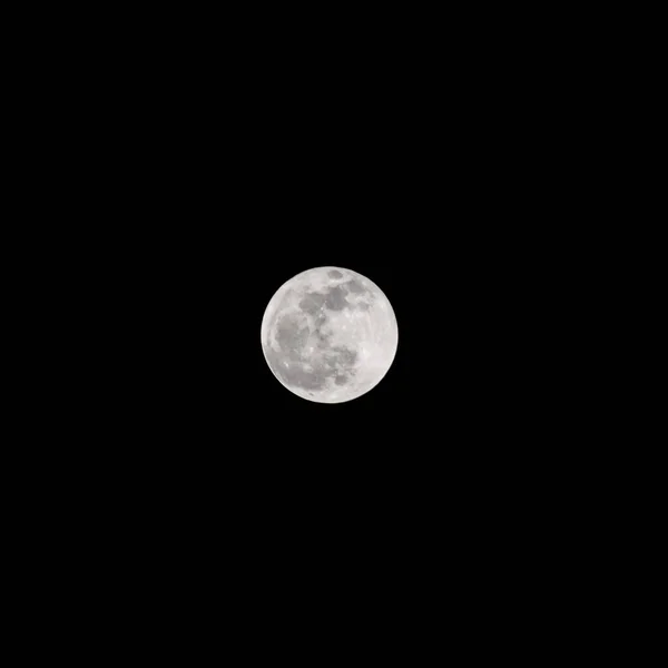 月亮时间流逝 股票时间流逝 满月升起在黑暗的自然天空 夜晚的时间 在漆黑的夜空中 满月的圆盘时间随着月光的照射而消逝 高质量的免费录像或时间间隔 — 图库照片