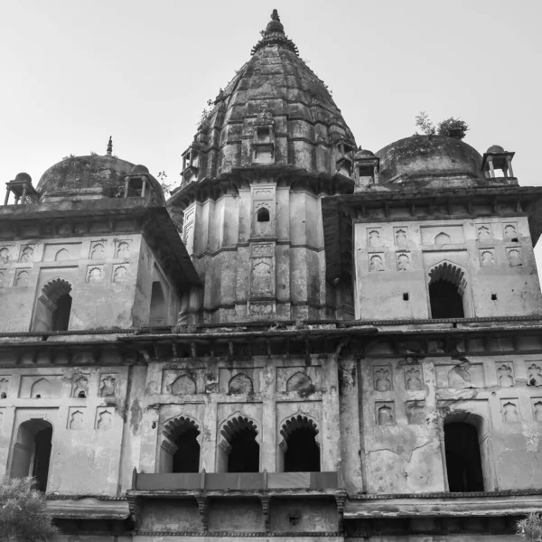 Morning View Royal Cenotaphs Chhatris Orchha Madhya Pradesh Índia Orchha — Fotografia de Stock