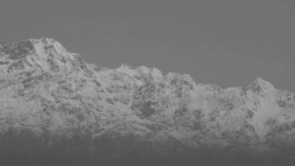 Velmi Vysoký Vrchol Nainital Indie Pohoří Které Viditelné Tomto Obrázku — Stock video