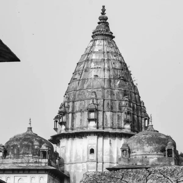 Morning View Royal Cenotaphs Chhatris Orchha Madhya Pradesh Índia Orchha — Fotografia de Stock