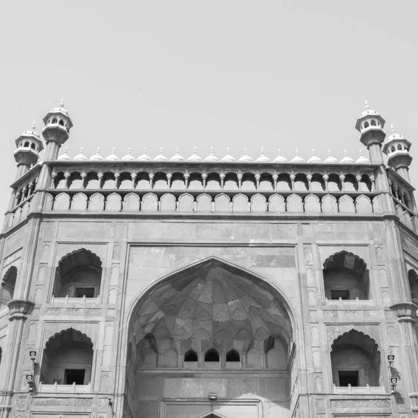 Architectural Detail Jama Masjid Mosque Old Delhi India Spectacular Architecture — Stock fotografie