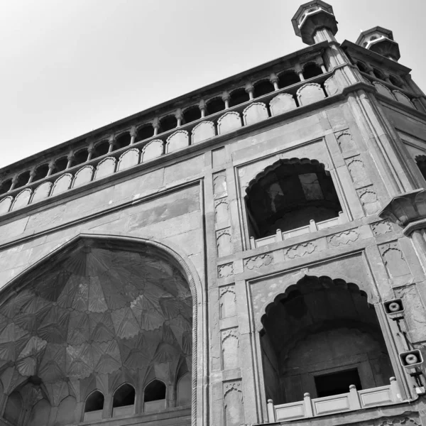 Architectural Detail Jama Masjid Mosque Old Delhi India Spectacular Architecture — Stock fotografie