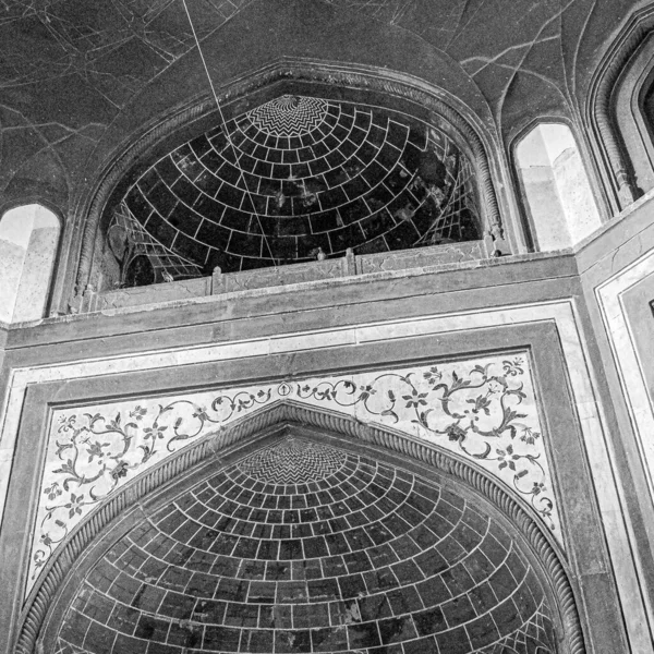 Architecture Taj Mahal Est Mausolée Marbre Blanc Ivoire Situé Sur — Photo