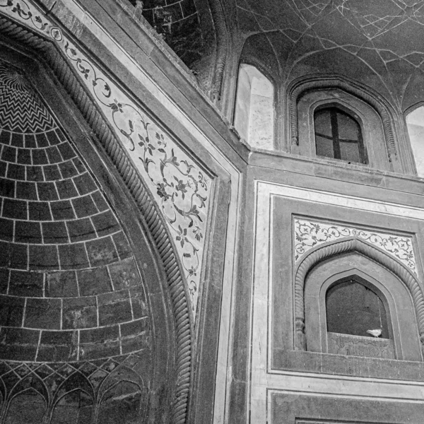 Architecture Taj Mahal Ivory White Marble Mausoleum South Bank Yamuna — Fotografia de Stock