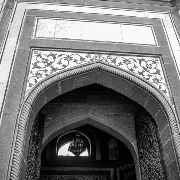 Architecture Taj Mahal Ivory White Marble Mausoleum South Bank Yamuna — Foto de Stock