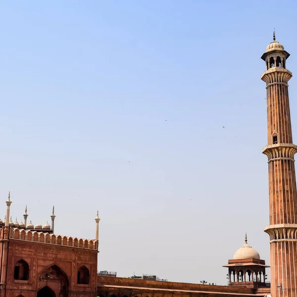 Architektonisches Detail Der Jama Masjid Moschee Old Delhi Indien Die — Stockfoto