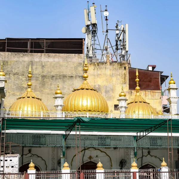 Gurudwara Sis Ganj Sahib Een Van Negen Historische Gurdwara Old — Stockfoto