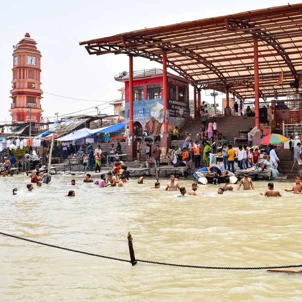 Garh Mukteshwar Uttar Pradesh India Junio 2022 Gente Está Tomando — Foto de Stock