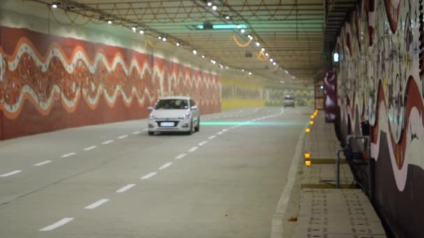 Nova Deli Índia Junho 2022 Narendra Modi Dedica Túnel Pragati — Vídeo de Stock