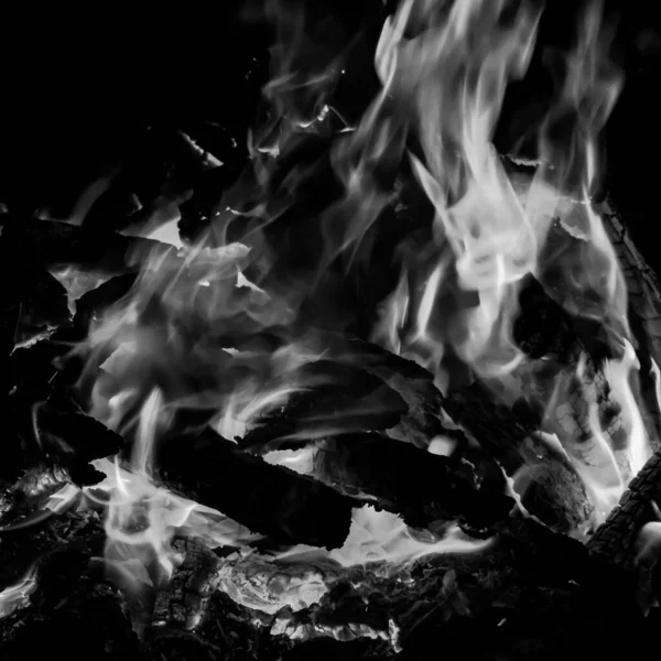 Вогонь Чорному Тлі Полум Полум Полум Фоні Текстури Полум Красиво — стокове фото