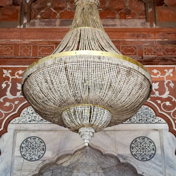 Architectural Detail Jama Masjid Mosque Old Delhi India Spectacular Architecture — Foto de Stock