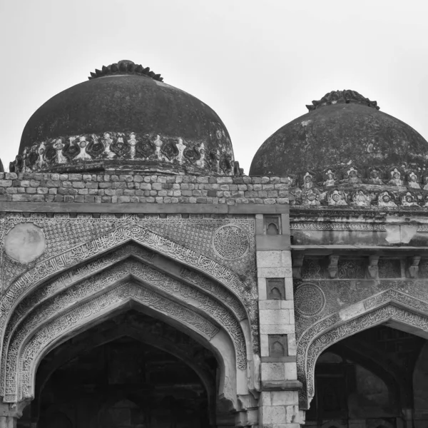 Mughal Architecture Lodhi Gardens Delhi India Beautiful Architecture Three Domed — Foto Stock