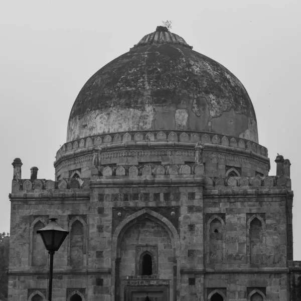 Mughal Architecture Lodhi Gardens Delhi India Beautiful Architecture Three Domed — Stok fotoğraf