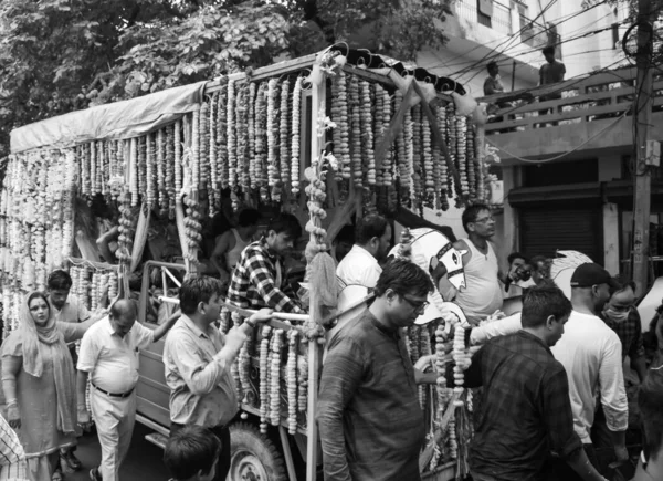 New Delhi India July 2022 Huge Gathering Devotees Different Parts — Zdjęcie stockowe