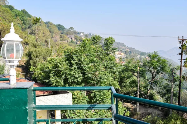 Early Morning View Modern Rooftop Restaurant Kasauli Himachal Pradesh India — Stock Fotó