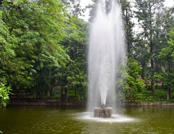 Fountain Complex Lodhi Garden Delhi India Working Fountain Lodhi Garden — Foto de Stock