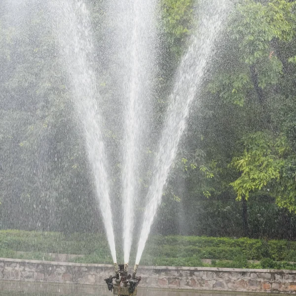 Fountain Complex Lodhi Garden Delhi India Working Fountain Lodhi Garden — Foto de Stock