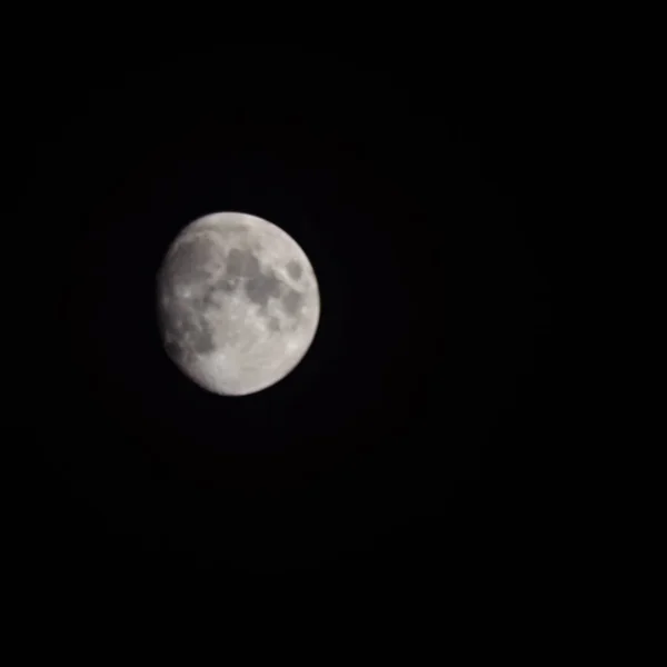 Время Луны Время Запаса Восход Полной Луны Темном Небе Ночное — стоковое фото