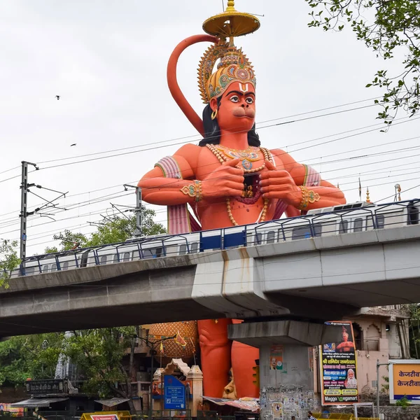 New Delhi India June 2022 Big Statue Lord Hanuman Delhi — Stock Photo, Image