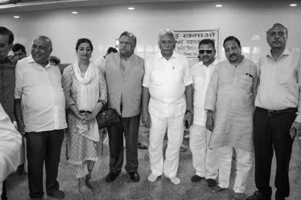 Νέο Δελχί Ινδία Ιούνιος 2022 Ram Niwas Goel Λευκή Ενδυμασία — Φωτογραφία Αρχείου