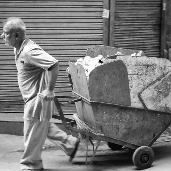 Old Delhi India April 2022 Unidentified Group Men Walking Streets — Stockfoto