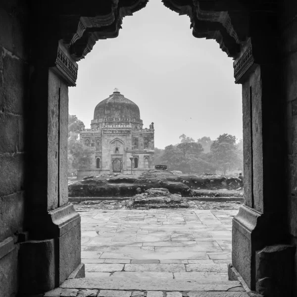 Mughal Architecture Lodhi Gardens Delhi India Beautiful Architecture Three Domed — Photo