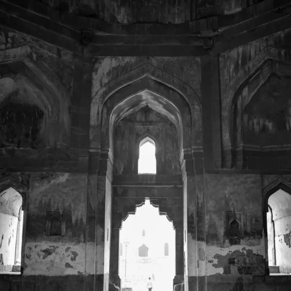 Mughal Architecture Lodhi Gardens Delhi India Beautiful Architecture Three Domed — Photo