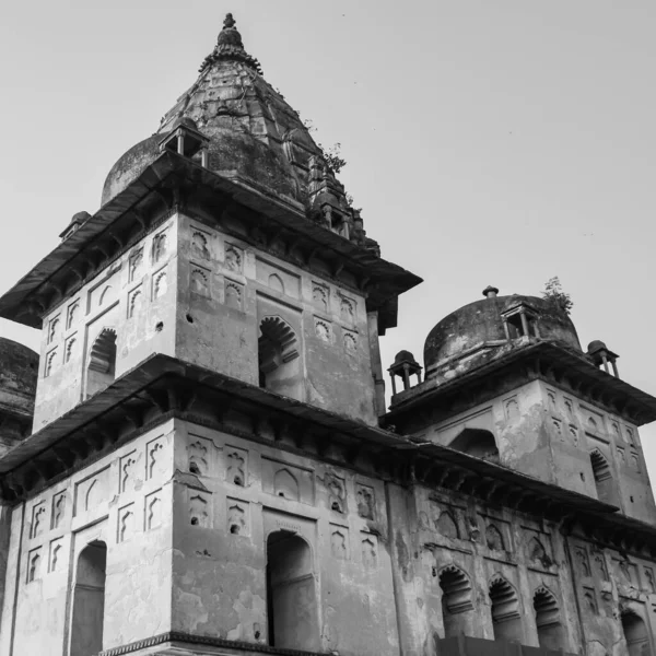 Morning View Royal Cenotaphs Chhatris Orchha Madhya Pradesh India Orchha — стокове фото