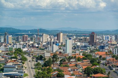 Campina Grande, Paraiba, Brezilya 21 Nisan 2021. Şehrin kısmi görünümü.