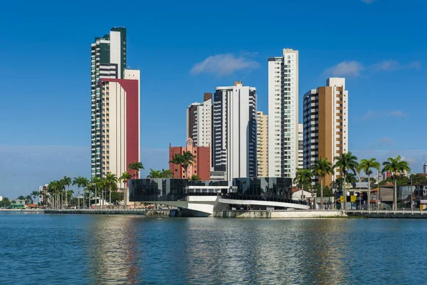 Campina Grande Paraiba Brasilien September 2021 Alter Damm Und Gebäude — Stockfoto