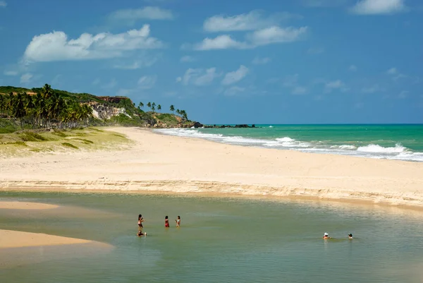 Pantai Yang Indah Conde Dekat Joao Pessoa Paraiba Brasil Pada — Stok Foto