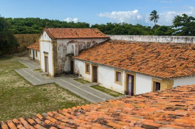 Fort Orange, Itamaraca, Pernambuco, Brezilya 25 Temmuz 2021.