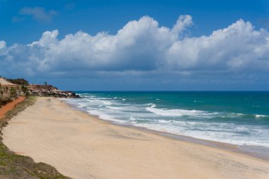 Minas plajı, Tibau do Sul, Pipa ve Natal plajı yakınlarında, Rio Grande do Norte eyaleti, 27 Ocak 2021.