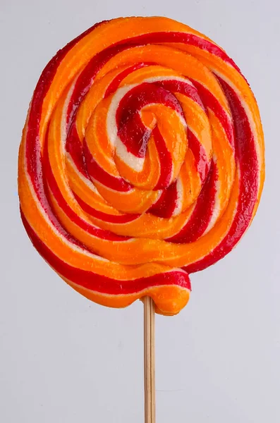 Lollipops Colorful Handmade Lollipops White Background — Stock Photo, Image