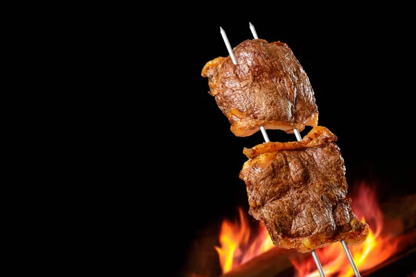 Churrasco Picanha Brazilian Barbecue Isolated Stock Image - Image of  eating, fire: 66395801