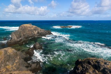 Fernando de Noronha Adası, Pernambuco, Brezilya, 14 Aralık 2021. Buraco da Raquel.