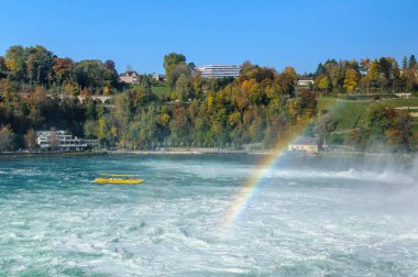 Rhine Falls veya Rheinfall, 21 Ekim 2012 'de İsviçre' nin Schaffhausen kentinde kurulmuş en büyük şelaledir..
