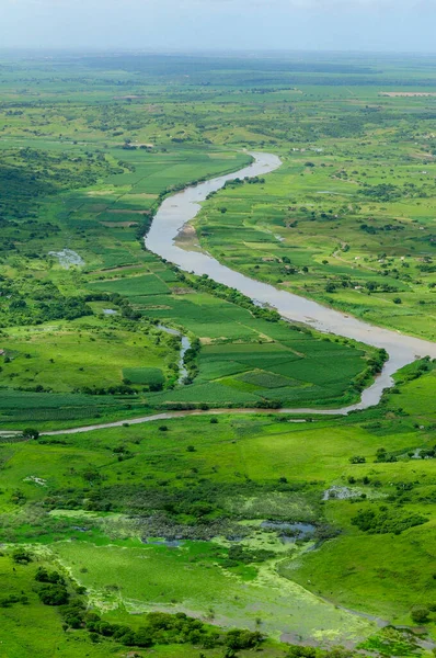 Agriculture Advances Clears Riparian Forest Paraiba River Sobrado Paraiba Brazil — Stok Foto