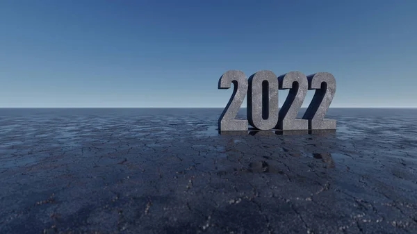 렌더링 이미지 2022 텍스트의 — 스톡 사진