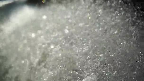 Slow Motion Video Van Water Spatten Van Een Boot — Stockvideo