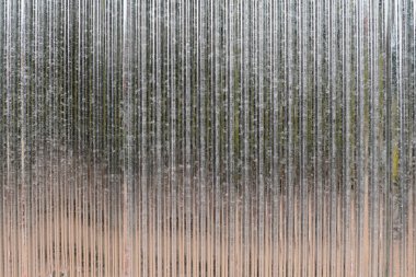 Arkaplan için çinko metal desen plakası.