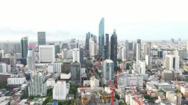 Tayland 'ın Bangkok şehir merkezi iş bölgesi.