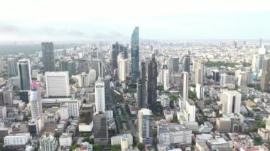 Bangkok cityscape Business district in Thailand.
