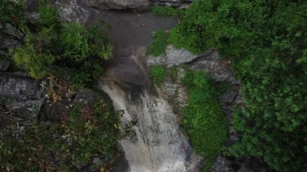 Wang Boa Ban Wasserfall Bei Doi Suthep Chiang Mai Thailand — Stockvideo