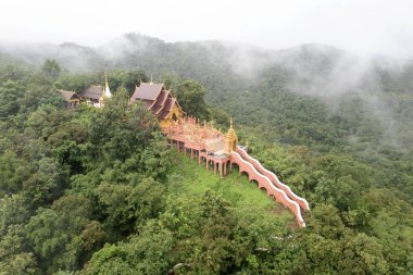 Lampang, THAILAND 'daki Doi Phra Chan Tapınağı.