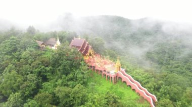Lampang, THAILAND 'daki Doi Phra Chan Tapınağı.