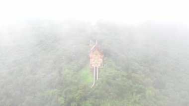 Lampang, THAILAND 'daki Doi Phra Chan Tapınağı.